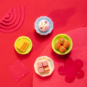 Micro Paesaggio Fai-da-Te <span class=keywords><strong>per</strong></span> Decorazione da Scrivania, Divertente Simulazione della Cena di <span class=keywords><strong>Capodanno</strong></span> Cinese, Ornamenti in Resina Miniatura - Product Image 2