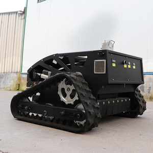 Giá Rẻ Giá Điều Khiển Từ Xa Cắt Robot Vườn Cắt 550Mm Chiều Rộng Thiết Kế Cao Su Theo Dõi Tự Hành Mini Flail Máy Cắt - Product Image 3