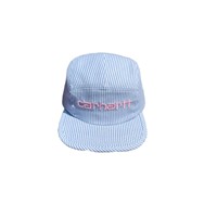 Gorra de Béisbol HOULIN de 6 Paneles con Bordado a Rayas, Visera Plana, Ajustable, de Algodón y Poliéster, para Adultos Unisex, para las Cuatro Estaciones