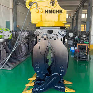 360 डिग्री घूर्णन खुदाई निर्माण मशीनरी संलग्न हाइड्रोलिक लॉग ग्रपल पत्थर हड़प - Product Image 1