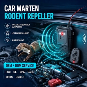 Repellente per Topi per Veicoli con Avvio e Arresto Automatico, Repellente a Ultrasuoni con Telecomando - Product Image 1