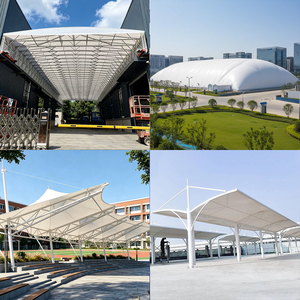 Custom Modern Electric Sliding Shelter Waterproof PVC Coated <strong>Fabric</strong> <strong>Canopy</strong> with PVC Coated Frame and Pulley System - Product Image 6