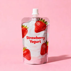 ถุงบรรจุน้ำผลไม้กันความชื้นเกรดอาหารกำหนดเองถุงใส่อาหารผลไม้เยลลี่แบบยืนพร้อมหัวฉีด - Product Image 1