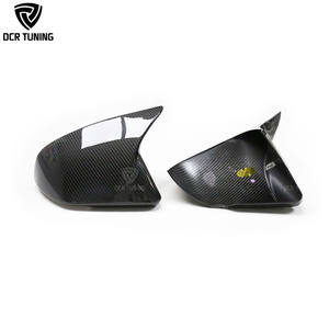 Couvercle de miroir sec en fibre de carbone pour <span class=keywords><strong>Ford</strong></span> <span class=keywords><strong>Mustang</strong></span> 2014 +, version européenne de style M, boîtier de miroir de voiture - Product Image 5