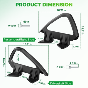 Supporto braccio carrello Golf poggia anca lato conducente e passeggero per Club Car DS 2000 Gas ed elettrico 103246701 101987602 103246801 - Product Image 5