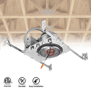 4 inch Xây Dựng Mới dẫn ánh sáng có thể không khí chặt chẽ IC nhà ở đèn lõm dẫn downlight cho trang bị thêm <span class=keywords><strong>Kit</strong></span> với tp24 E26 - Product Image 1