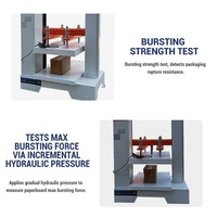 Testeur de compression de carton à écran tactile intelligent, machine de test de résistance à la compression des boîtes pour l'emballage