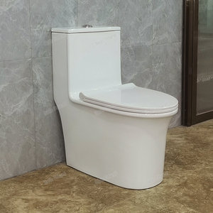 WC in Ceramica Monoblocco Sifonico O-297, 300/400mm, Vendita all'Ingrosso, Sanitari Moderni per <span class=keywords><strong>Bagno</strong></span> - Product Image 2