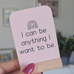 Bán Buôn Tùy Chỉnh Trẻ Em Của Khẳng Định Kế Hoạch Hội Đồng Quản Trị Trò Chơi Quà Tặng Cá Nhân Logo In Giấy Bằng Gỗ Sức Khỏe Tâm Thần - Product Image 4