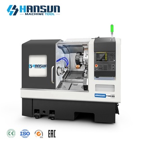 เครื่องกลึงซีเอ็นซีแบบหัวจับหมุนแกนวีเสมือนจริง ยี่ห้อ HANSUN รุ่น HTX800-8VY สำหรับงานกลึงชิ้นส่วนด้วยระบบอัตโนมัติ - Product Image 1