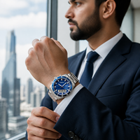 Montre de prière islamique, montre Azan musulmane, boussole Qibla, heure de prière Fajr, horloge de pèlerinage, montre arabe