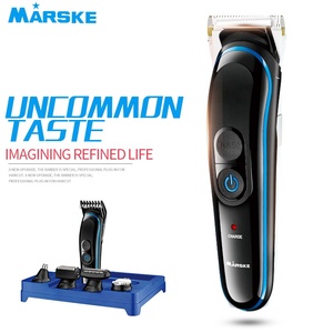 MARSKE Tagliacapelli Elettrico Professionale 5-in-1 Ricaricabile USB <span class=keywords><strong>per</strong></span> <span class=keywords><strong>Uomo</strong></span>, Lama Regolabile in Acciaio Inox <span class=keywords><strong>per</strong></span> Uso Domestico e Alberghiero - Product Image 4
