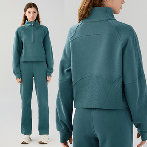 <span class=keywords><strong>Lulu</strong></span> <span class=keywords><strong>Gym</strong></span> indossa felpa con cappuccio e Jogger da donna con pantaloni da jogging impilati e Set con cappuccio