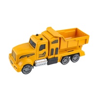 Véhicule de chantier jouet pour enfants : Bulldozer et Camion benne à benne basculante, modèle d'ingénierie inverse