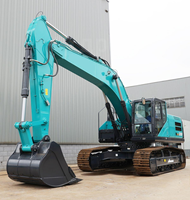 SWE335F 32.8T Excavator Crawler 1.6-1.7m³ untuk Proyek Mesin Pemindahan Tanah