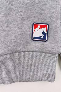 Sudaderas con cuello en V de entrega rápida para hombre, Jersey informal de entrenamiento atlético, Tops, bolsillo con cremallera, Terry francés liso ecológico - Product Image 5