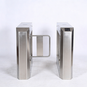 Tourniquet semi-hauteur en acier inoxydable 304, à débit rapide, pour contrôle d'accès piétonnier, type portillon à battant - Product Image 6