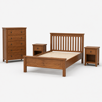 Lit de chambre double rond en bois massif, design moderne, réglable, avec rangements intégrés et têtes de lit souples, idéal pour villa, avec des fonctionnalités modernes pour gagner de la place.