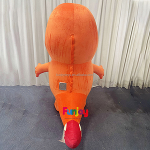 Mascottes de personnages de dessins animés populaires <span class=keywords><strong>Pikachu</strong></span> Charmander, mascottes d'animaux gonflables faites à la main pour cosplay - Product Image 6