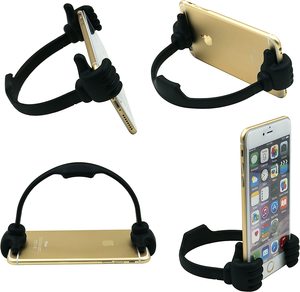 Support de téléphone portable réglable en Silicone, support de bureau universel pour tablettes de téléphone portable, support paresseux pour iPhone 14 pour <span class=keywords><strong>Samsung</strong></span> Huawei - Product Image 6