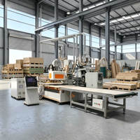 Machine de fraisage CNC à 3 axes avec système de guidage automatique du moteur, scie et plateforme de chargement pour le travail du bois