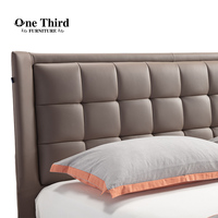 Meubles de chambre à coucher Boîte en bois Lit Design Lits doux Lit King California