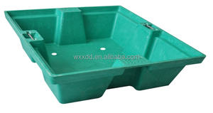 SMC 수지 잔디 맨홀 커버 잔디 심기를위한 정원 공원 물 우물에 대한 복합 맨홀 커버 - Product Image 2