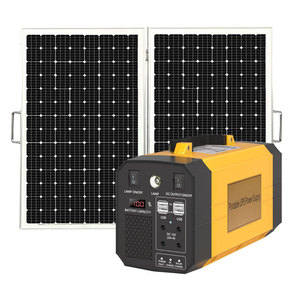 Portable Power Station Large Capacity MPPT <b>Solar</b> <b>Generator</b> Backup for Camping Night Market Emergency 200 Pure Sine Wave - Product Image 1