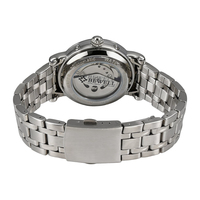 Nouvelle Arrivée Montre Mécanique Automatique Homme, Montre-Bracelet Habillée Affaires, Phase de Lune, Cadran Romain Lumineux, Remontage Automatique, Cadeau pour Homme
