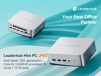 Mini PC de Bolsillo Innovadora Leaderhub de 16+512 GB para Multitarea en Oficinas Domésticas y Configuraciones de Trabajo Remoto