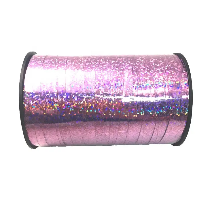 250yards Holographic and Metallic PP Ribbon Spools and 500yards Solid Plastic Ribbons Recommended
