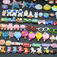 Kawaii platte dierenfiguurtjes (kat, beer, konijn) van hars, mini cartoon charmes, harde nagelkunst, strikjes, haarspeldjes, DIY accessoires, cadeaus
