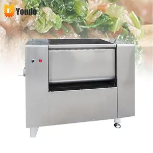 UDBX-50 Industrial Electric Commercial Vacuum Fish Minced Meat Stuffing Blender Sausage Meat Mixer Mixing Machine For Pie