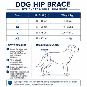Attelle de soutien pour articulation de la hanche canine, aide à la mobilité pour chien senior, protection orthopédique haute performance, soulagement de la dysplasie, polyester solide - Product Image 6