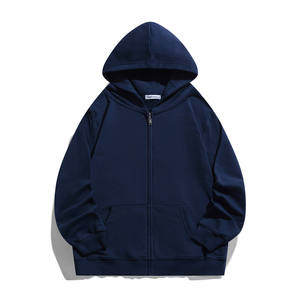 <b>Men's</b> Zip Up <b>Hoodie</b> | 100% Cotton Heavyweight Oversized Fit with Integrated Hat | Outdoor Sports Wear for Wholesale - Product Image 6