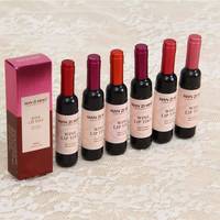 Vente en gros de rouge à lèvres liquide mat en 6 couleurs, teinte à lèvres vin, imperméable, hydratant, longue tenue, gloss à lèvres, mini rouges à lèvres