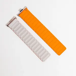 Metal Connector Silicone Watch Bandas para Huawei Watch Fit 4 Fit 4pro Strong Magnético Silicone Strap para Huawei Watch Fit <span class=keywords><strong>3</strong></span> 4 - Product Image 6