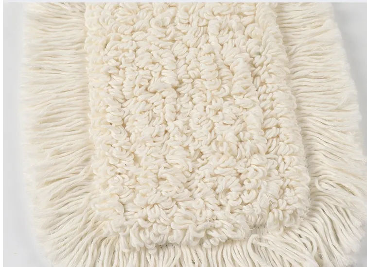 Almohadillas de cabeza de fregona plana de repuesto de algodón de alta calidad baratas de fabricación china