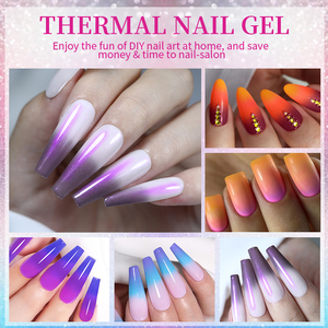 BORN PRETTY PRO Esmalte <span class=keywords><strong>de</strong></span> <span class=keywords><strong>Uñas</strong></span> en Gel Térmico <span class=keywords><strong>de</strong></span> Neón, Cambio <span class=keywords><strong>de</strong></span> Color <span class=keywords><strong>de</strong></span> Temperatura, Soak Off, UV, 15ml - Product Image 5