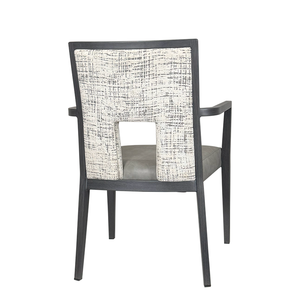 Amerikanischer Seniorenclub-Sessel mit Rollen, Hochwertiger Pflegeheim-Leichtgewichts-Vinyl-Restaurantstuhl - Product Image 4