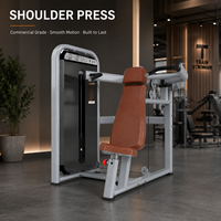 Mesin Fitness Pin Loaded Seated Shoulder Press dengan Kursi yang Dapat Disesuaikan untuk Penggunaan di Gym Komersial dan Klub Kesehatan