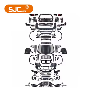 Kit carrozzeria SJC per <span class=keywords><strong>BMW</strong></span> <span class=keywords><strong>X5</strong></span> E70 2008-2013 modificato <span class=keywords><strong>G05</strong></span> X5M MT stile Bodykit paraurti anteriore e posteriore vendita fabbrica kit Full Body - Product Image 1