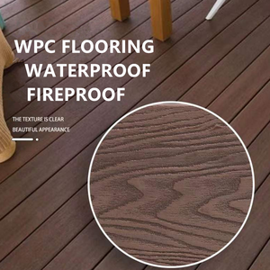 Plancher extérieur en composite bois PVC WPC à pose rapide pour <span class=keywords><strong>terrasse</strong></span> en <span class=keywords><strong>béton</strong></span> - Product Image 4