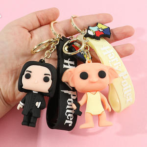 Nouveaux porte-clés en PVC à l'effigie de l'Académie Magique, style Chibi mignon, breloques de sac pour couple, accessoires cadeaux très demandés - Product Image 4