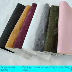 paper .Dupont tyvekMaterial paper texture composite non-woven fabric washing water wrinkle treatment luggage fabric paper