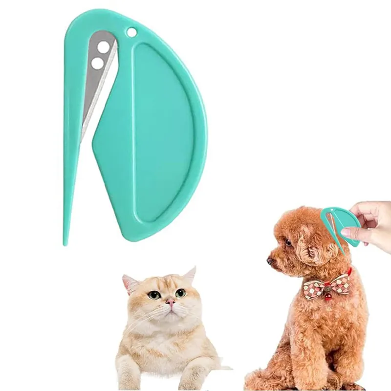 New Cat Dog Comb Pet Open Cat Puppy Hair Fur Shedding Grooming Trimmer Comb Blade Comb Cat Brush