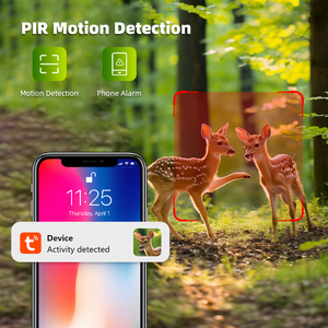 กล้องวงจรปิดอัจฉริยะ Ucon Outdoor Smart 4G รองรับซิมการ์ด  หมุนได้ ปรับมุมได้  บันทึกภาพเคลื่อนไหว 1 ปี  มองเห็นในที่มืดด้วยแสงดำ  มุมมองกว้าง  สำหรับการล่าสัตว์  เซ็นเซอร์ CMOS - Product Image 6