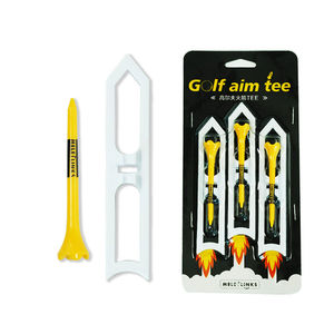 ลูกกอล์ฟจรวดฐานพลาสติก70มม. ป้องกันการหั่นบอลช่วยประเดิม10แพ็ค - Product Image 4