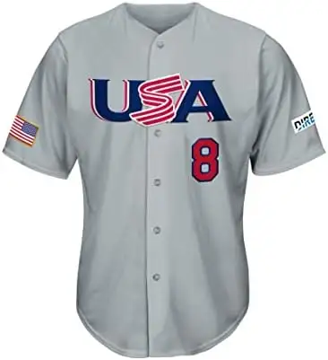 2023 Personalizado Nova Alta Qualidade México Baseball Jersey Camisas Quick Dry Men Baseball Jersey