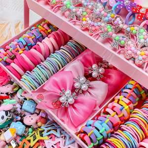Multiple Models Bowknot Flower Butterfly Hair Accessories Combinations Cartoon Design Girl's Hair Accessories Fashion Jewelry - Product Image 3